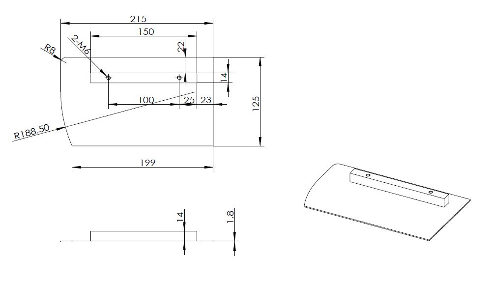 картинка Лопасти для  TSS DMR600 (к-т из 4 лопастей)
