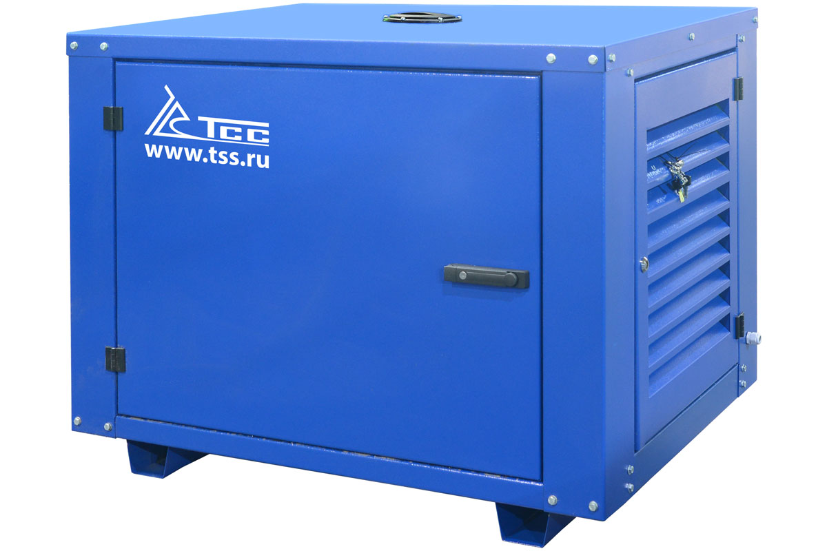 картинка Бензогенератор 7 кВт ТСС SGG 7000E3A с в кожухе МК