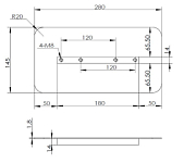 Лопасти для DRD1600L,1600H (к-т из 4 лопастей) 074118